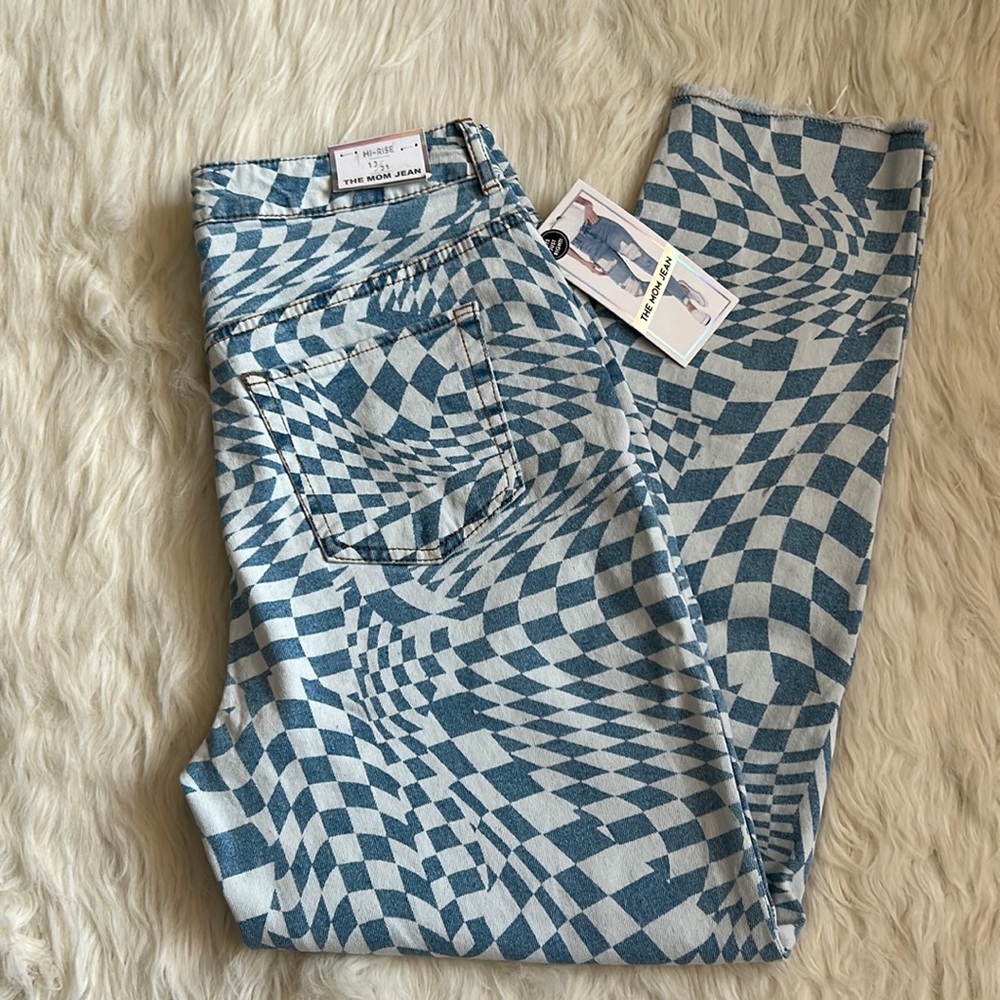 Tinseltown high rise mom jean